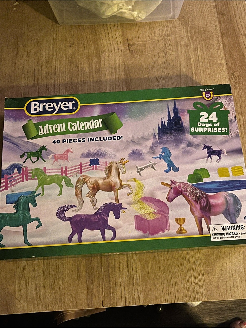 Breyer Unicorn Advent Calendar - Pink, Purple & Gold Figures
